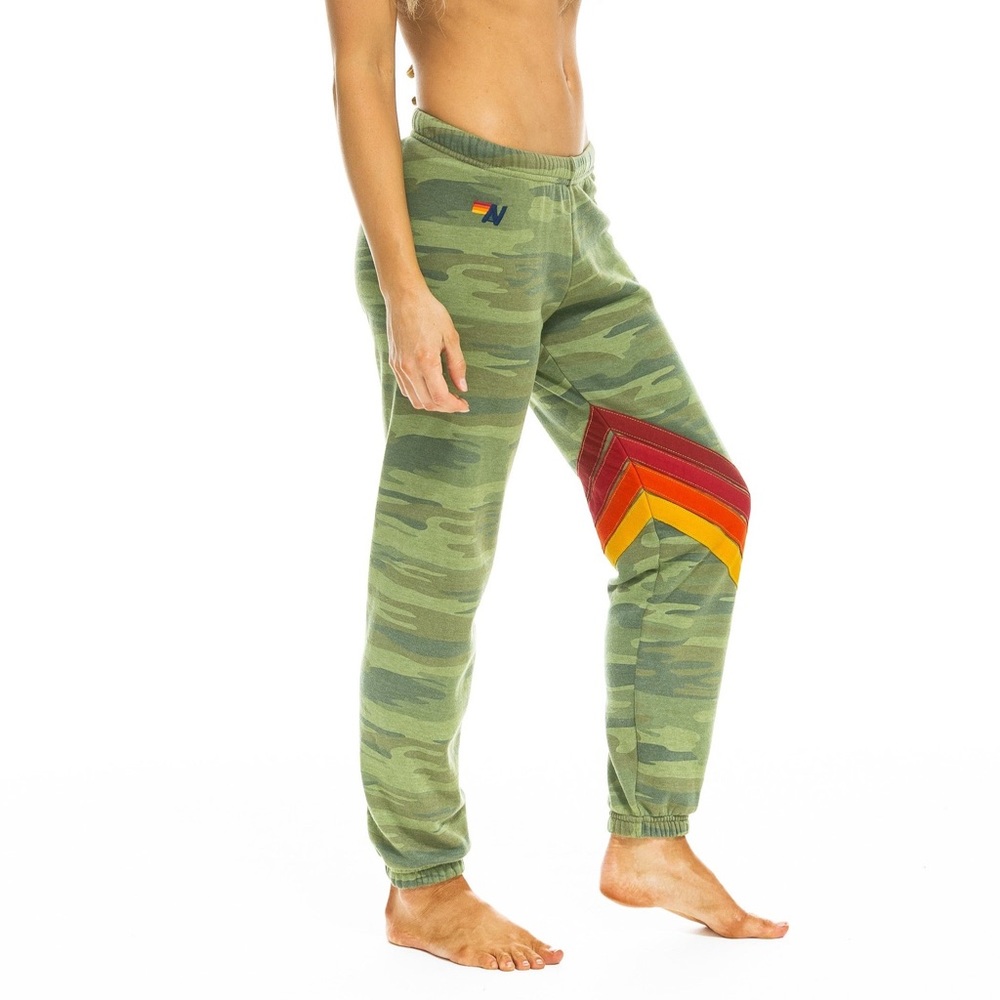 Aviator nation camp sweatpants jogger rainbow